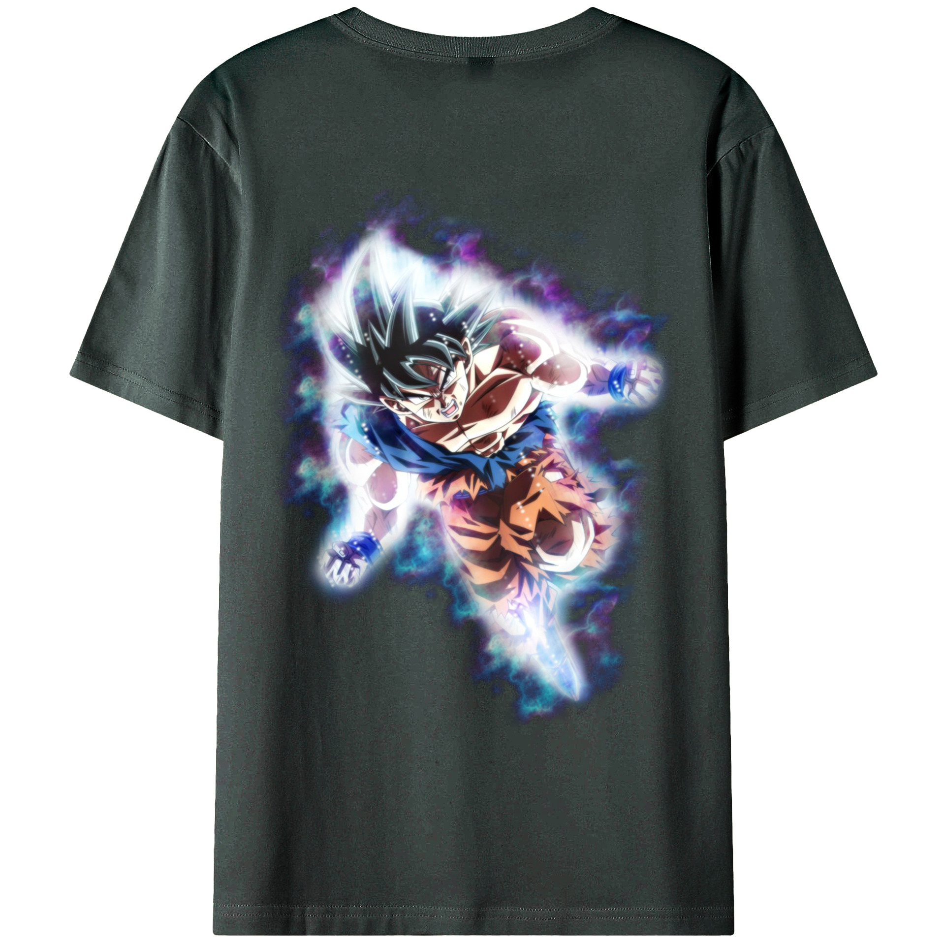 （画像用） ドラゴンボール 孫悟空（そん ごくう）Son Goku カカロット DRAGON BALL Kakarotto 綿100％ メンズ半袖Tシャツ（バックプリント） 通気性